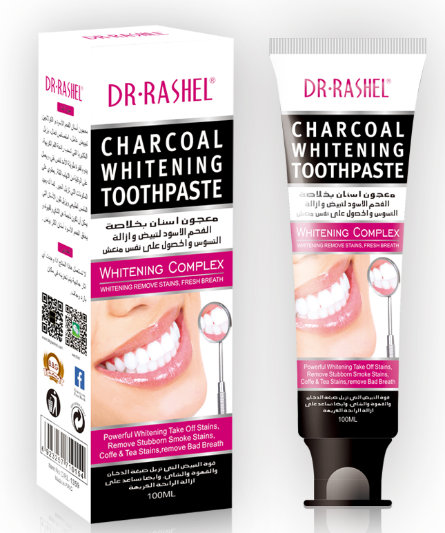 DR.RASHEL Charcoal Whitening Toothpaste – 100ml