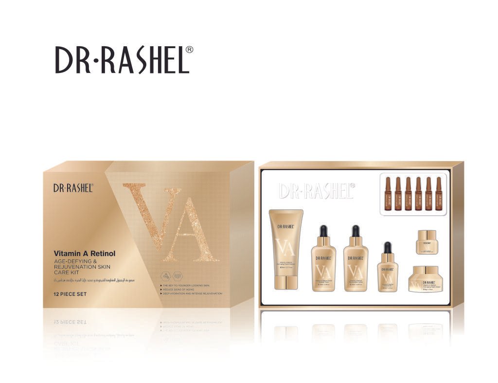 DR.RASHEL Vitamin A Retinol Age-Defying Skin Care Kit – 12 PCS
