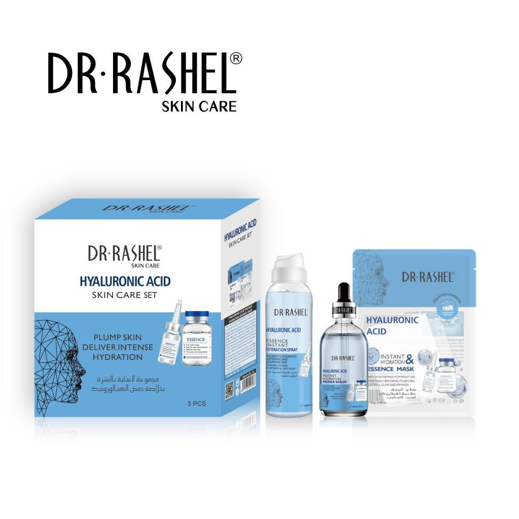 Dr. Rashel Hyaluronic Acid Skin Care Set – 3 PCS