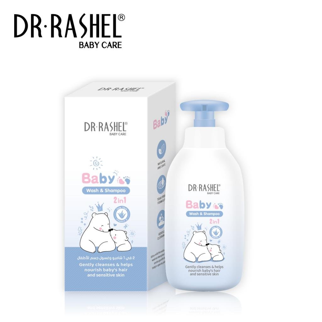 DR.RASHEL Baby Wash & Shampoo 2-in-1 / 500 ml
