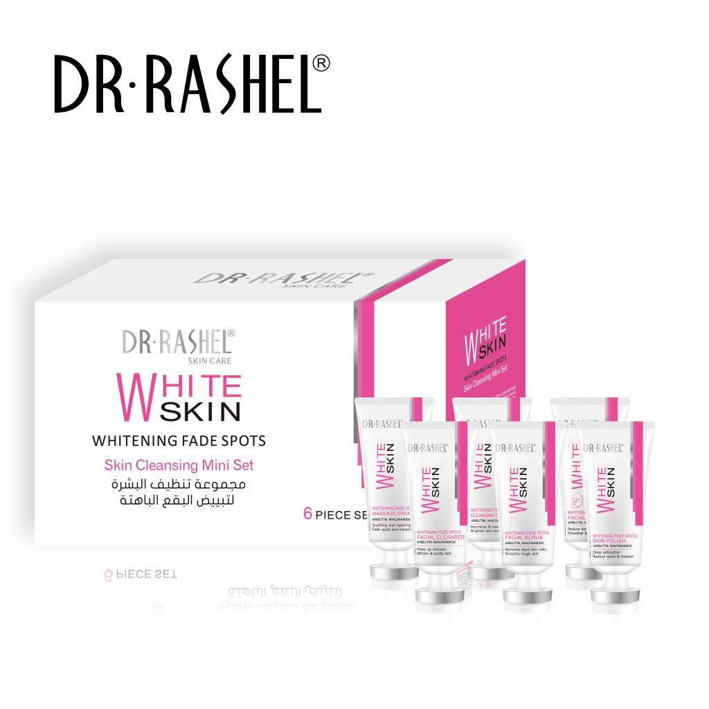 Dr. Rashel White Skin Whitening Fade Spots – Skin Cleansing Mini Bag (6 PCS)