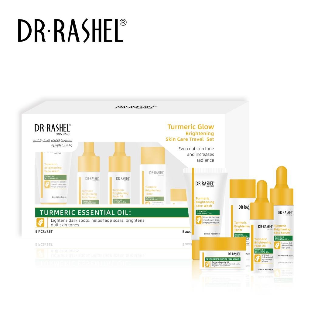 Dr. Rashel Turmeric Travel Set – 5 PCS