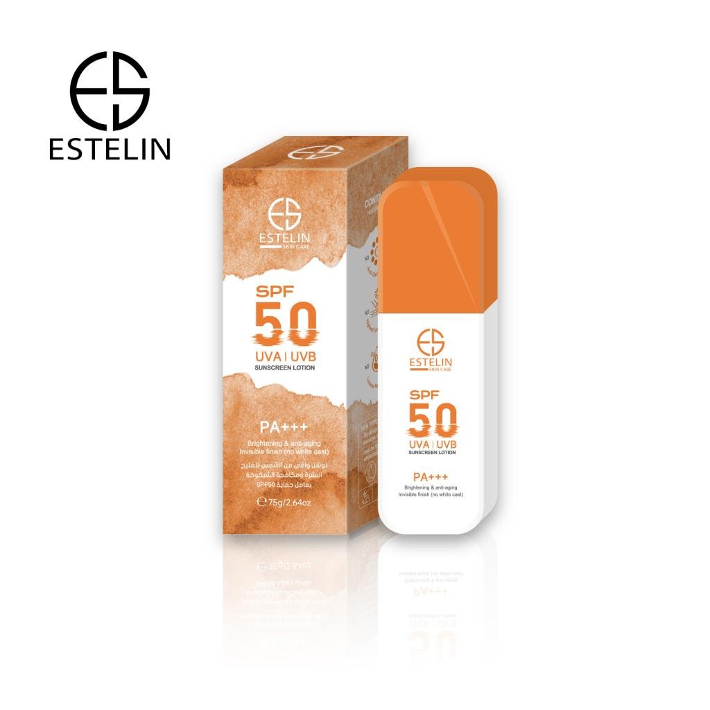 Estelin Brightening & Anti-Aging Sunscreen Lotion SPF 50 (75g)