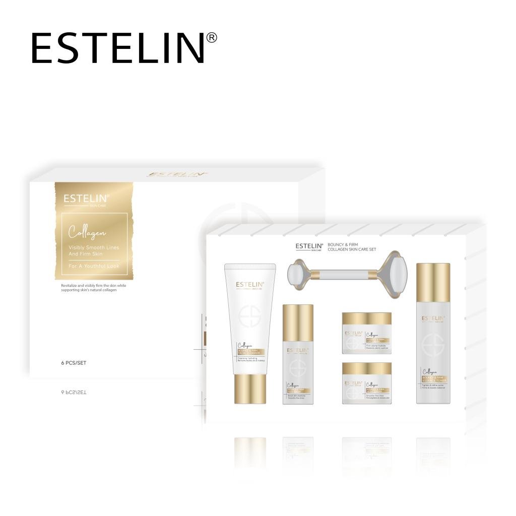 ESTELIN Collagen Bouncy & Firm Skin Care Package – 6 PCS