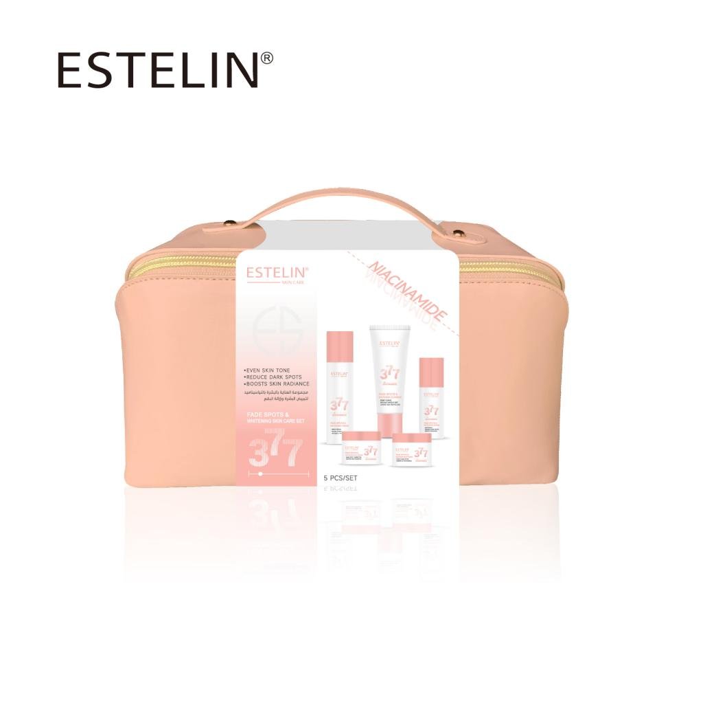 ESTELIN Niacinamide Fade Spots & Whitening Bag Set – 5 PCS + Bag