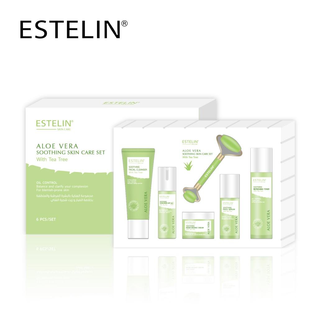 ESTELIN Aloe Vera Soothing Skin Care Package – 6 PCS