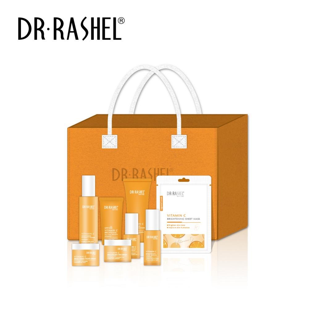 DR.RASHEL Vitamin C Brightening Gift Set with Bag – 8 PCS 2016